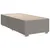Produktbild 3 för Sängram utan madrass taupe 100x200 cm tyg