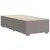 Produktbild 6 för Sängram utan madrass taupe 100x200 cm tyg