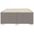 Produktbild 4 för Sängram taupe 120x190 cm tyg