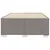 Produktbild 4 för Sängram utan madrass taupe 120x200 cm tyg