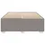 Produktbild 4 för Sängram utan madrass taupe 140x190 cm tyg