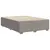 Produktbild 6 för Sängram utan madrass taupe 140x200 cm tyg