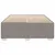 Produktbild 4 för Sängram utan madrass taupe 160x200 cm tyg