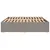Produktbild 5 för Sängram utan madrass taupe 180x200 cm tyg