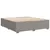 Produktbild 6 för Sängram utan madrass taupe 180x200 cm tyg