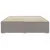 Produktbild 4 för Sängram utan madrass taupe 200x200 cm tyg