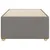 Produktbild 4 för Sängram utan madrass taupe 100x200 cm tyg