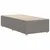 Produktbild 6 för Sängram utan madrass taupe 100x200 cm tyg