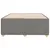 Produktbild 4 för Sängram utan madrass taupe 120x200 cm tyg
