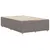 Produktbild 6 för Sängram utan madrass taupe 120x200 cm tyg