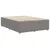 Produktbild 6 för Sängram utan madrass taupe 140x190 cm tyg