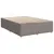 Produktbild 3 för Sängram utan madrass taupe 140x200 cm tyg