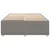 Produktbild 4 för Sängram utan madrass taupe 140x200 cm tyg