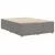 Produktbild 6 för Sängram utan madrass taupe 140x200 cm tyg