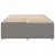 Produktbild 4 för Sängram utan madrass taupe 160x200 cm tyg