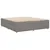 Produktbild 6 för Sängram utan madrass taupe 180x200 cm tyg