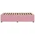 Produktbild 5 för Sängram rosa 90x190 cm sammet