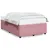Produktbild 2 för Sängram rosa 120x190 cm Sammet