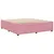 Produktbild 6 för Sängram rosa 200x200 cm sammet