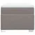 Produktbild 4 för Ramsäng med madrass taupe 80x200 cm tyg