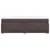 Produktbild 8 för Ramsäng med madrass mörkbrun 90x190 cm tyg