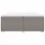 Produktbild 4 för Ramsäng med madrass taupe 200x200 cm tyg