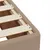 Produktbild 10 för Ramsäng med bäddmadrass cappuccino 90x190 cm konstläder