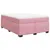 Produktbild 9 för Ramsäng med madrass rosa 140x200 cm sammet