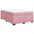 Produktbild 9 för Ramsäng med madrass rosa 160x200 cm sammet