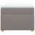 Produktbild 4 för Ramsäng med madrass taupe 80x200 cm tyg