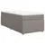 Produktbild 9 för Ramsäng med madrass taupe 80x200 cm tyg