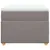 Produktbild 4 för Ramsäng med madrass taupe 90x200 cm tyg