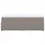 Produktbild 8 för Ramsäng med madrass taupe 120x200 cm tyg