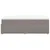 Produktbild 8 för Ramsäng med madrass taupe 160x200 cm tyg