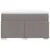 Produktbild 4 för Ramsäng med madrass taupe 120x190 cm tyg