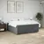 Produktbild 3 för Ramsäng med madrass taupe 200x200 cm tyg