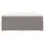 Produktbild 4 för Ramsäng med madrass taupe 200x200 cm tyg