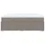 Produktbild 8 för Ramsäng med madrass taupe 200x200 cm tyg