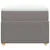 Produktbild 4 för Ramsäng med madrass taupe 90x190 cm tyg