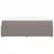 Produktbild 5 för Ramsäng med madrass taupe 120x200 cm tyg