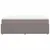 Produktbild 5 för Ramsäng med madrass taupe 140x200 cm tyg