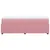 Produktbild 8 för Ramsäng med madrass rosa 100x200 cm sammet