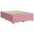 Produktbild 5 för Ramsäng med madrass rosa 140x190 cm sammet