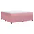 Produktbild 9 för Ramsäng med madrass rosa 180x200 cm sammet