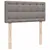 Produktbild 7 för Ramsäng med madrass taupe 80x200 cm tyg