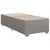 Produktbild 8 för Ramsäng med madrass taupe 90x190 cm tyg