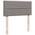 Produktbild 7 för Ramsäng med madrass taupe 90x200 cm tyg