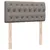 Produktbild 7 för Ramsäng med madrass taupe 100x200 cm tyg