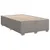 Produktbild 8 för Ramsäng med madrass taupe 100x200 cm tyg
