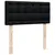 Produktbild 7 för Ramsäng med madrass svart 100x200 cm tyg